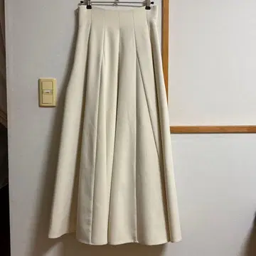 스타일 믹서기 하이웨스트 패널 플레어 스커트 M