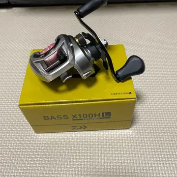 BASS X100H 베이트 낚시릴 라인 포함
