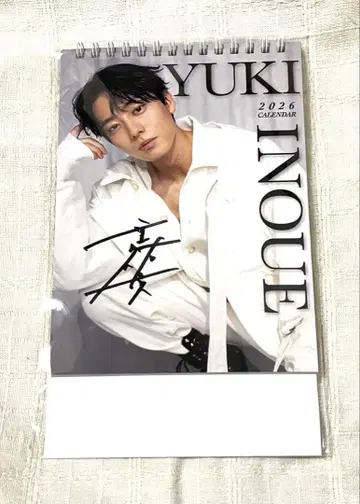 사인 포함 이노우에 유키 2026 달력