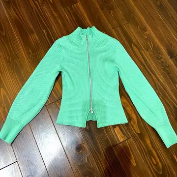 스나이델 더블 지퍼 니트