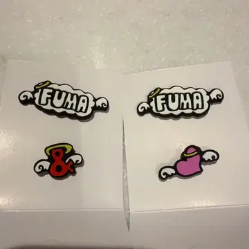 &TEAM FUMA 후마 데코 부품 2종 세트 팝업 굿즈