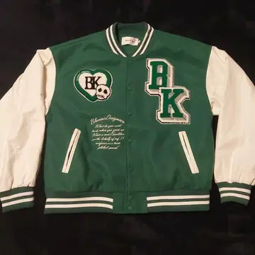 바시티 자켓 Black air