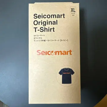 [ 미사용 새상품 ] 세이코마트 T셔츠 네이비 XL 세코마