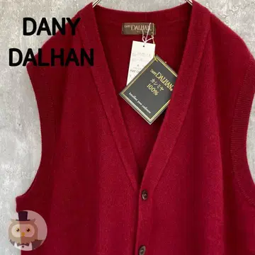[택 포함] DANY DALHAN 캐시미어 니트 베스트 일본제 앞 버튼