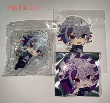 니지산지 푸치 아크릴 스탠드 캔뱃지 스티커 후와 미나토