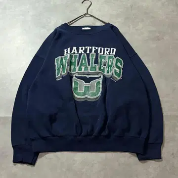 90s NHL WHALERS 맨투맨 트레이닝복 TULTEX 2XL