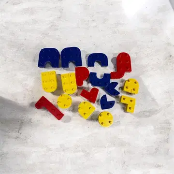 컬러풀 블록 부품 세트