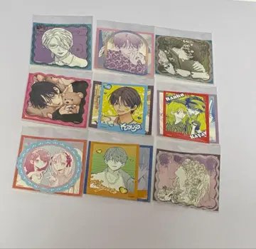 봄의 폭풍과 몬스터 길고양이와 늑대 만복 가챠 스티커 4