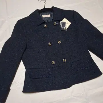 San-ai PHILOSOPHY 네이비 더블 브레스트 자켓