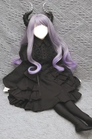 일본 국내 제조사제 DD 사이즈 원피스 블랙