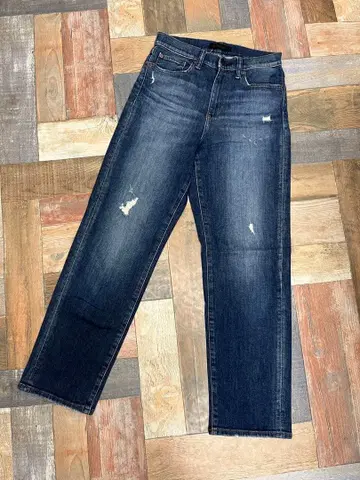 유니클로 데님 데미지 청바지 여성용