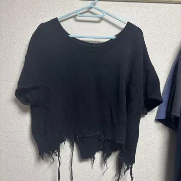 Y's 블랙 니트 베스트