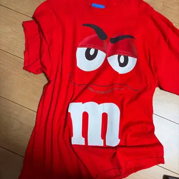 m&m's 빨간색 T셔츠 L 사이즈
