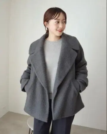 시마무라 terawear emu 테라웨어 부클레 코트 새상품