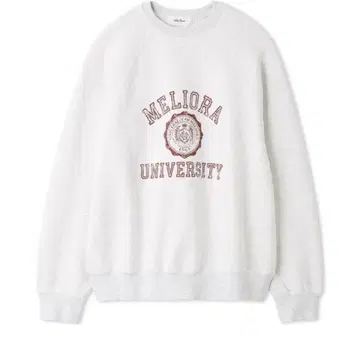 빈티지 스타일 칼리지 로고 트레이닝복