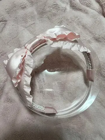 핑크 리본 머리띠