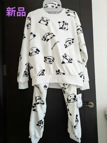 축 늘어진 팬더 새상품 룸웨어 상하의 세트