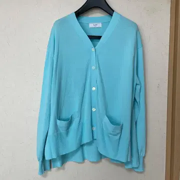 슬로브 이에나 접촉 냉감/UV 기능 FROSTYCOTTON V넥 가디건