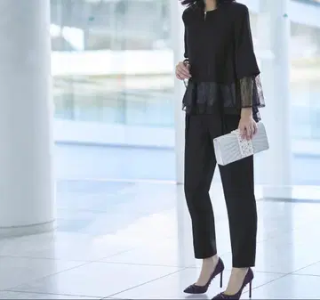 포멀 세레모니 수트 팬츠 드레스 셋업