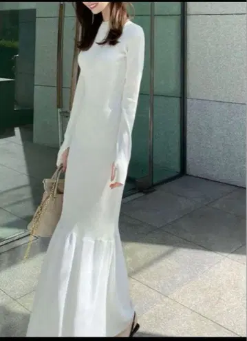 maison celon 원피스 rib knit docking dress