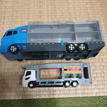 토미카 트레일러와 트랙 2대 세트
