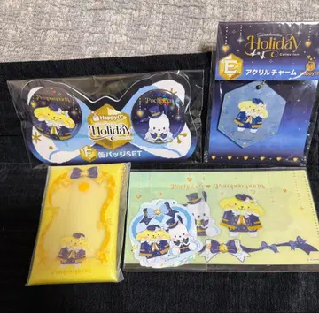 산리오 해피 복권 폼폼푸딩 홀리데이 컬렉션 4종 세트