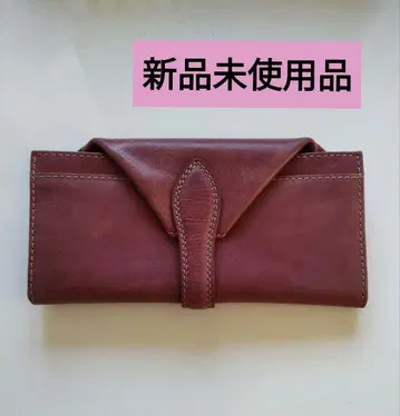 미사용 새상품 가르송 장지갑 천연 가죽