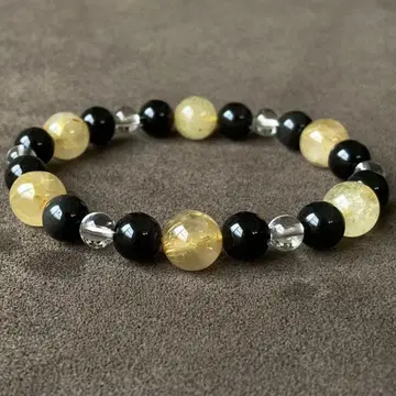 사탕과 채찍의 파워로 행운으로 이끄는 파워스톤 팔찌/루틸 쿼츠