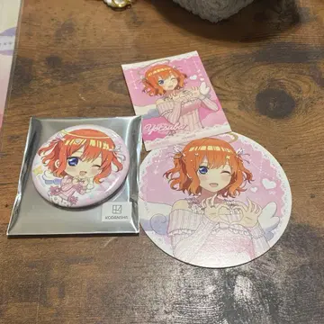 5등분의 신부 네잎 츠리비레 엔젤 리본 카페 3종 세트