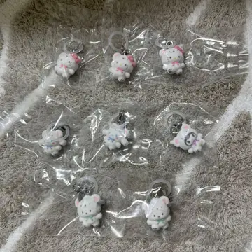 산리오 메지루시 액세서리 포근포근 스노우