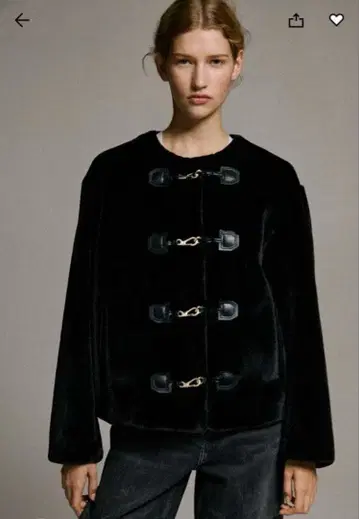 H&M 더플 스타일 자켓 XXS