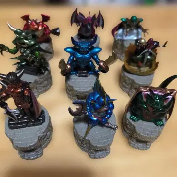 드래곤 퀘스트 병뚜껑 전설의 마물편 메탈릭 9체 세트