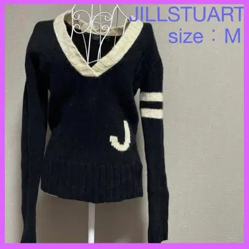 JILLSTUART 블랙 니트 스웨터 M
