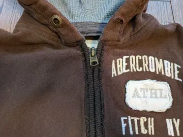 Abercrombie & Fitch 브라운 후드티