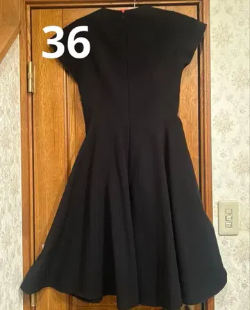 PAULE KA 폴카 롱 원피스 36 블랙