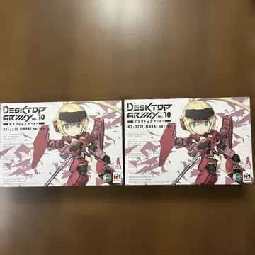 데스크탑 아미 vol.10 JINRAI series 2개 미사용