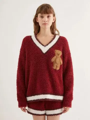 젤라토 베어 룸웨어 세트 테디베어 자수 포함 ONLINE 한정 컬러