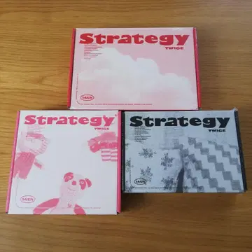 TWICE 미개봉 새상품 Album STRATEGY 3종 세트
