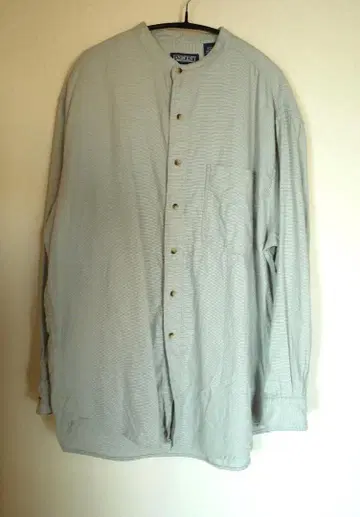 LANDS'END 랜즈엔드 노카라 셔츠