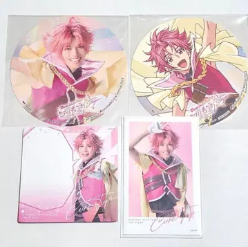 큐어탑 타무라 쇼고 보쿠프리 AGF 코스터 포토 카드 부채