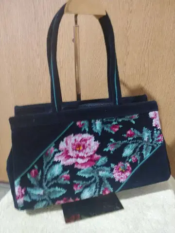 [ 고품질 ] 페이 FEILER 꽃무늬 올 패턴 토트백 핸드백