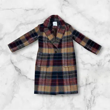 dazzlin 체스터 코트 체크 무늬