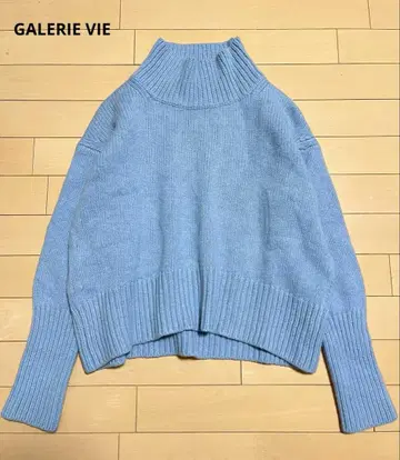 GALERIE VIE 갤러리 바이 파인 울 하이넥 풀오버