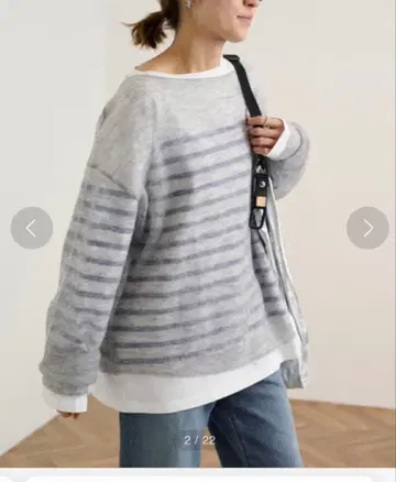 FRAMeWORK 프레임워크 모헤어 혼 풀오버