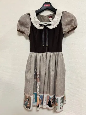 Disney See & Hope 카라 부착 원피스