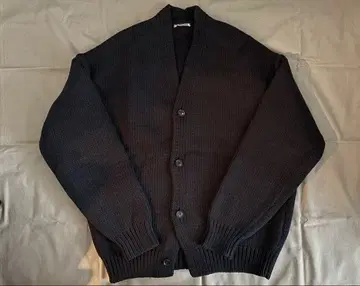 Auralee SUPER MILLED 니트 빅 가디건