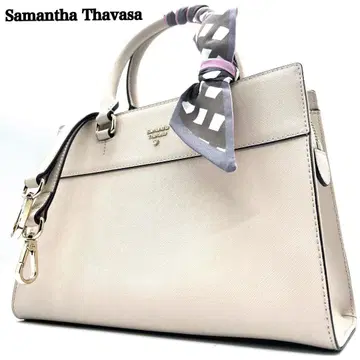 [ 새상품급 ] 사만다 타바사 2WAY 숄더백 핸드백 베이지