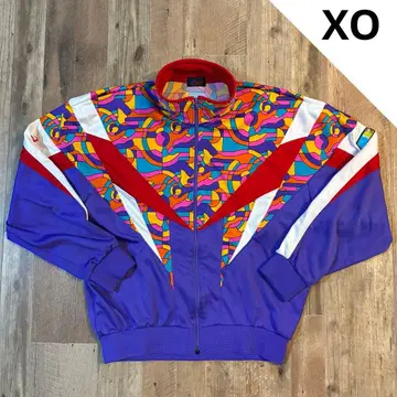 아식스 저지 컬러풀 디자인 90s y2k 스타일 남성용 XO