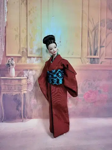바비 본체 & 기모노 세트