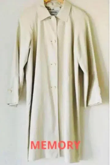 온와 도가시야마 MEMORY 여성용 베이지 롱 코트 코트